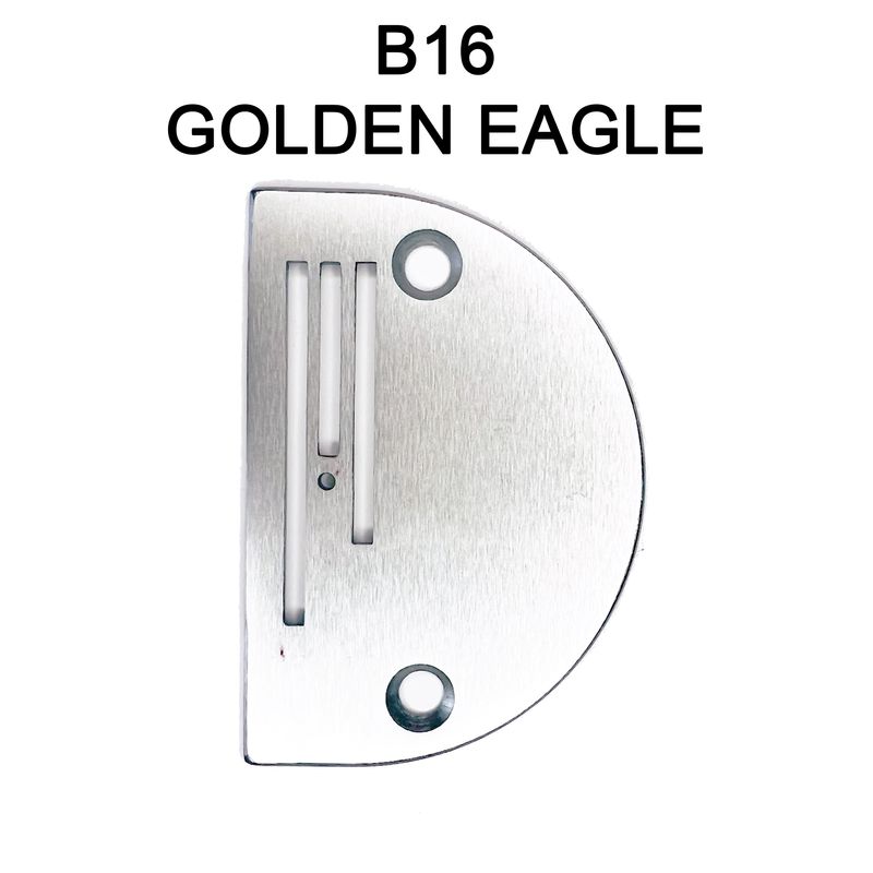 Игольная пластина B16 для универсальных промышленных машин, O 1, 6 мм, GOLDEN EAGLE
