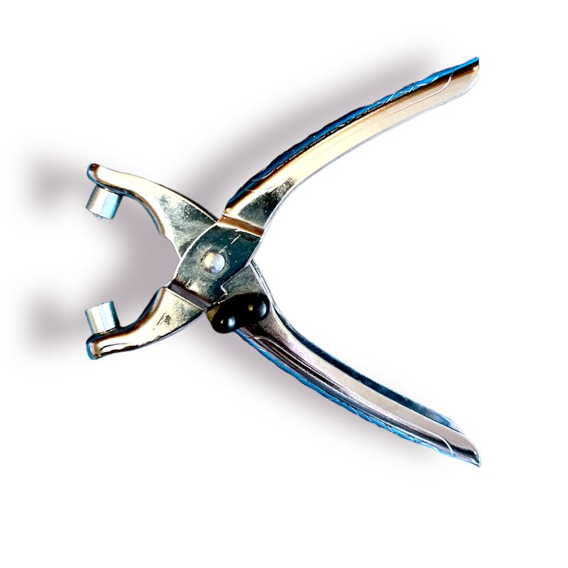 Щипцы для установки люверсов с матрицей на люверсы 9мм + уп люверсов D9/d5 (100шт), дол кл 140мм