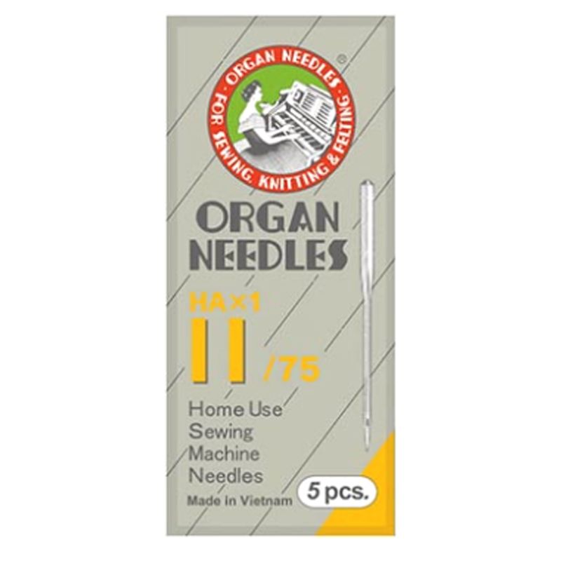 Иглы универсальные №75/11, OR, (HAx1, 130/705H, 15x1), 1уп. =5шт, герметик пак