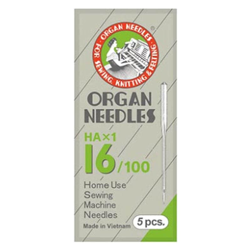 Иглы универсальные №100/16, OR, (HAx1, 130/705H, 15x1), 1уп. =5шт, герметик пак