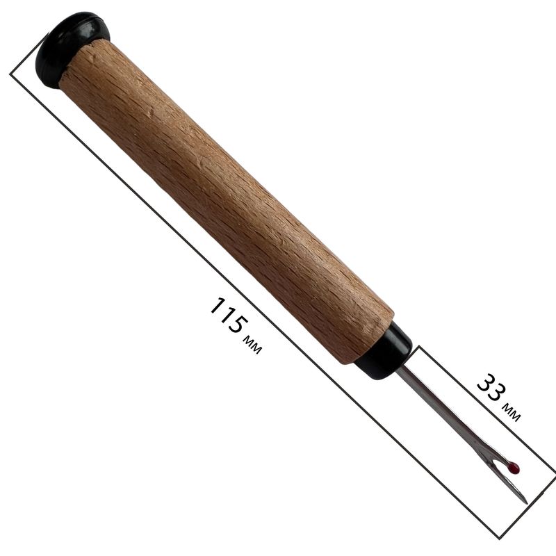 Вспарыватель 115мм, маленькая деревянная ручка, узкий ш-4мм, д-33мм, SR-6.