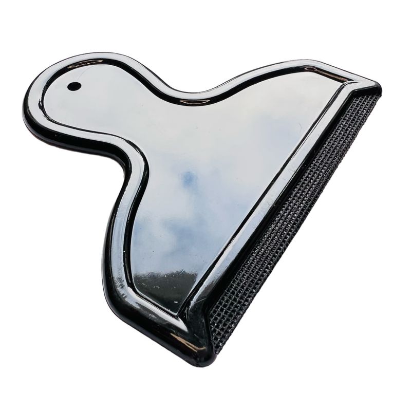 Щетка-бритва для удаления колтунцев, ворса, шерсти из вещей, 100х90мм, пластиковая с ручкой