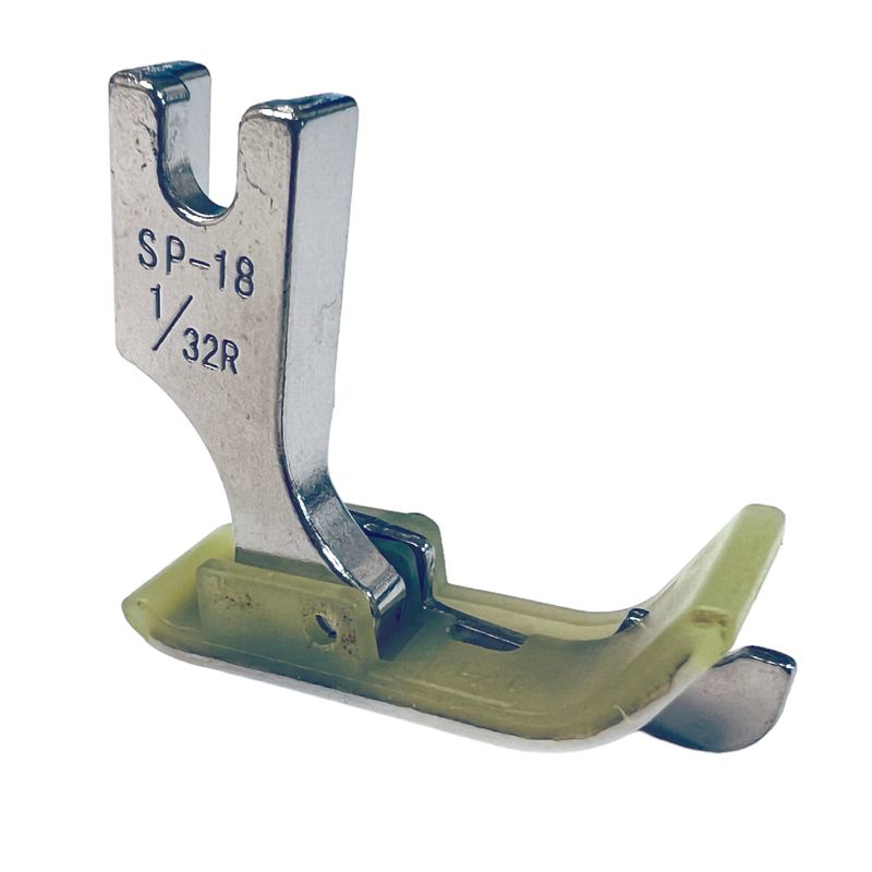 Лапка для промышленных швейных машин, для отсрочки от края на 0, 8 мм, тефлоновая подошва, SP-18 1/32R, CH