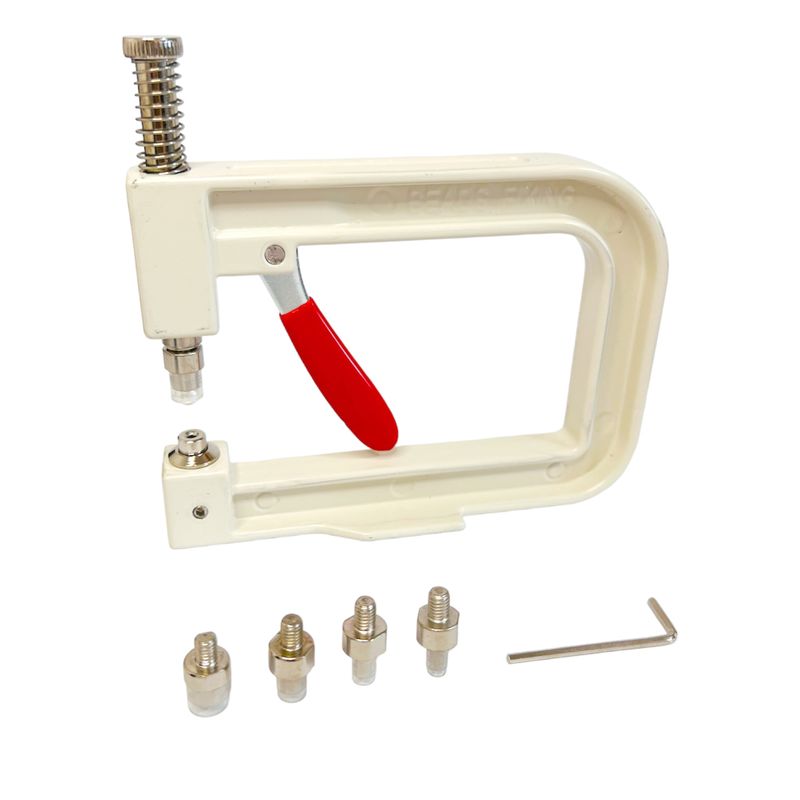 Ручной пресс для установки бусин и 5 матриц (4, 5, 6, 8, 10мм)