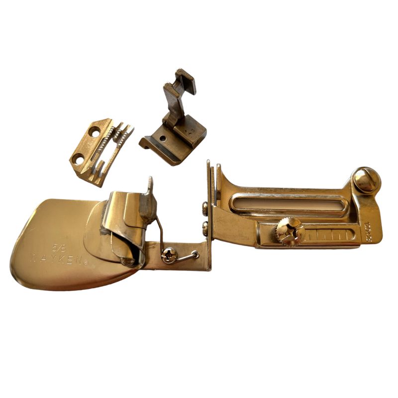 Окантователь для промышленных швейных машин в 2 сложения подпружинен А70/S70, ширина ленты, 16мм 5/8