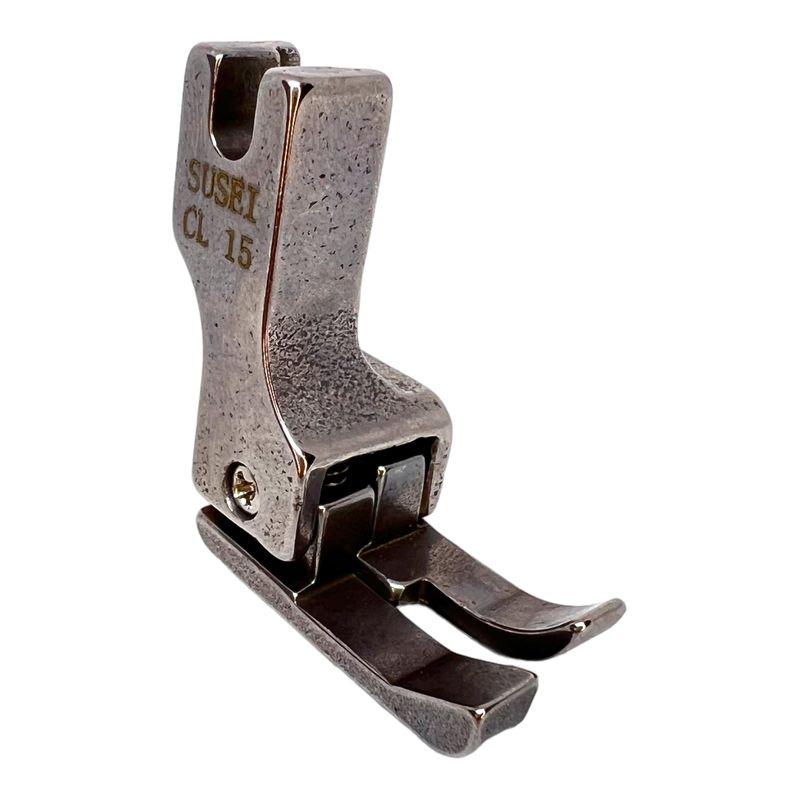 Лапка для промышленных швейных машин, для отсрочки от края на 1, 5мм подпружиненная односторонняя CL 15, CH, левая