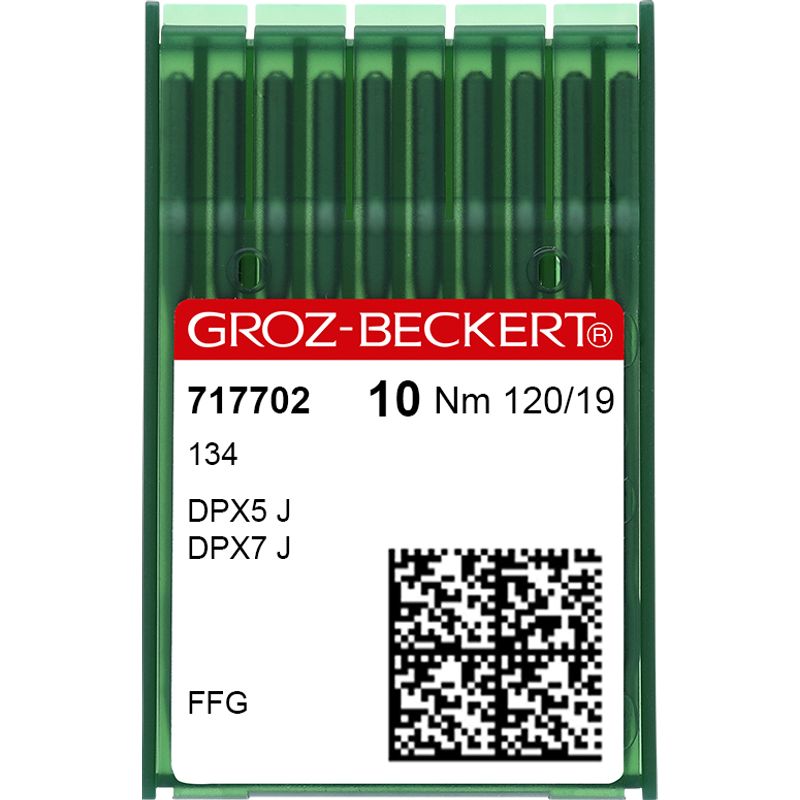 Иглы 134 FFG/SES, №120, ГБ, (DPx5, 135x5, 135x7, 797, SY1955), 1уп. =10шт