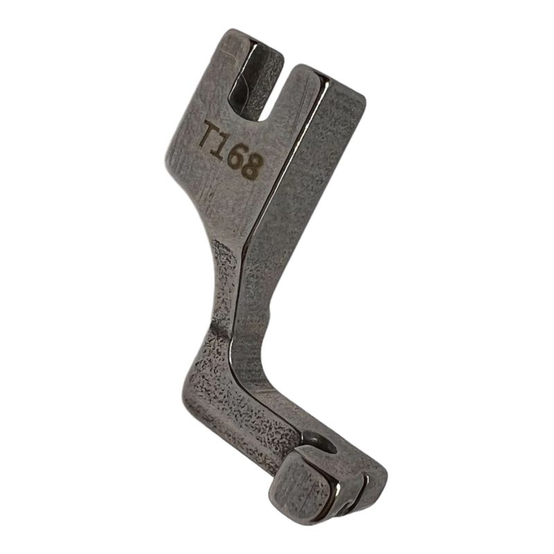 Лапка для промышленных швейных машин, для вшивания потайной молнии неподвижная односторонняя T168(S518L), CH, левая