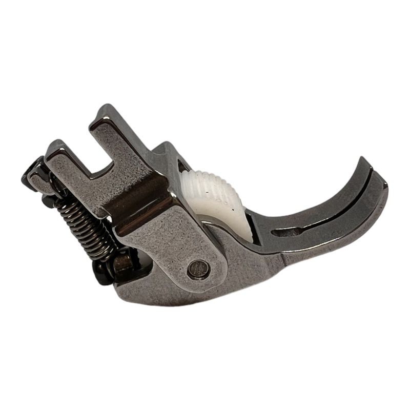 Лапка для промышленных швейных машин, для кожи с тефлоновым роликом, ширина подошвы 11мм, NV-R26D, СН.