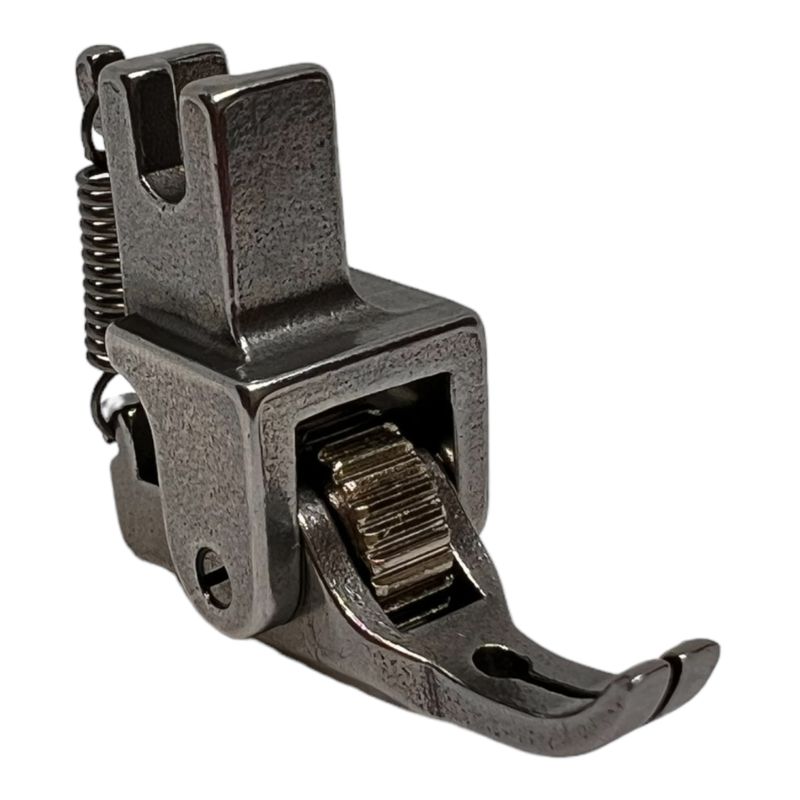 Лапка для промышленных швейных машин, для молнии с роликом металлическим зубчатым, ширина подошвы 5мм, P363R-A, СН.