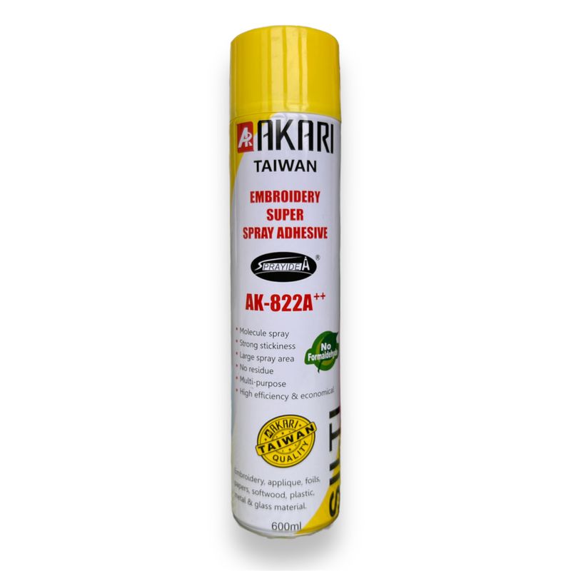 Клей временный для вышивки Sprayidea AK-822A++ – спрей 600мл