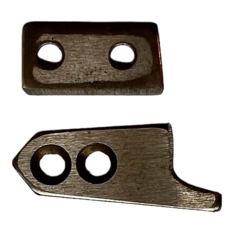 Нож подвижный и неподвижный для мешкозашивочной машины GK26-1, GK26-1A, комплект, CH