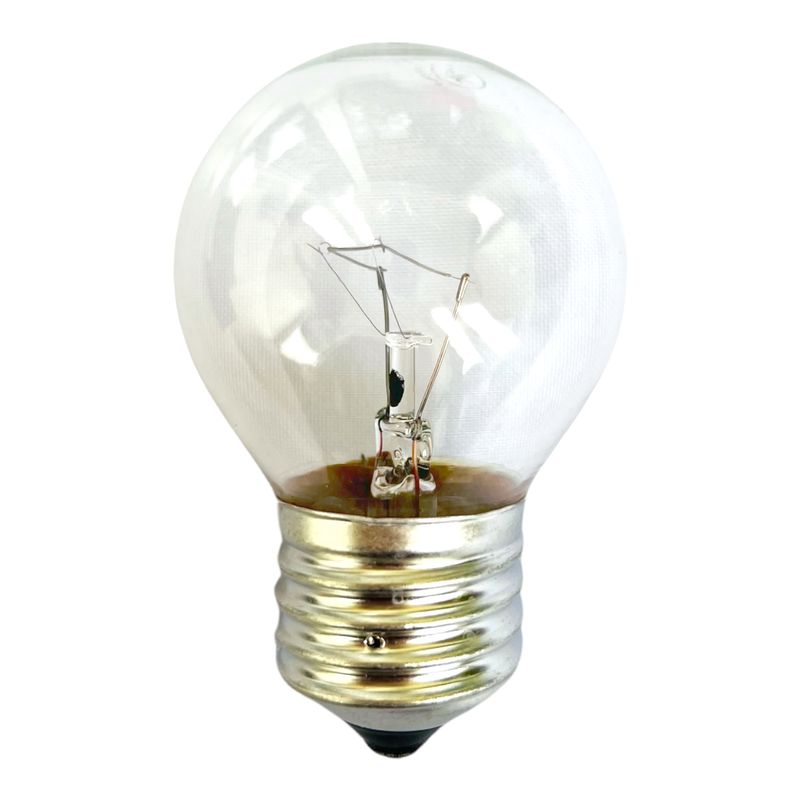 Лампа накаливания WT152 E27, 40W, теплый свет 2700К, с винтовым ES 27мм цоколем, прозрачная, шар