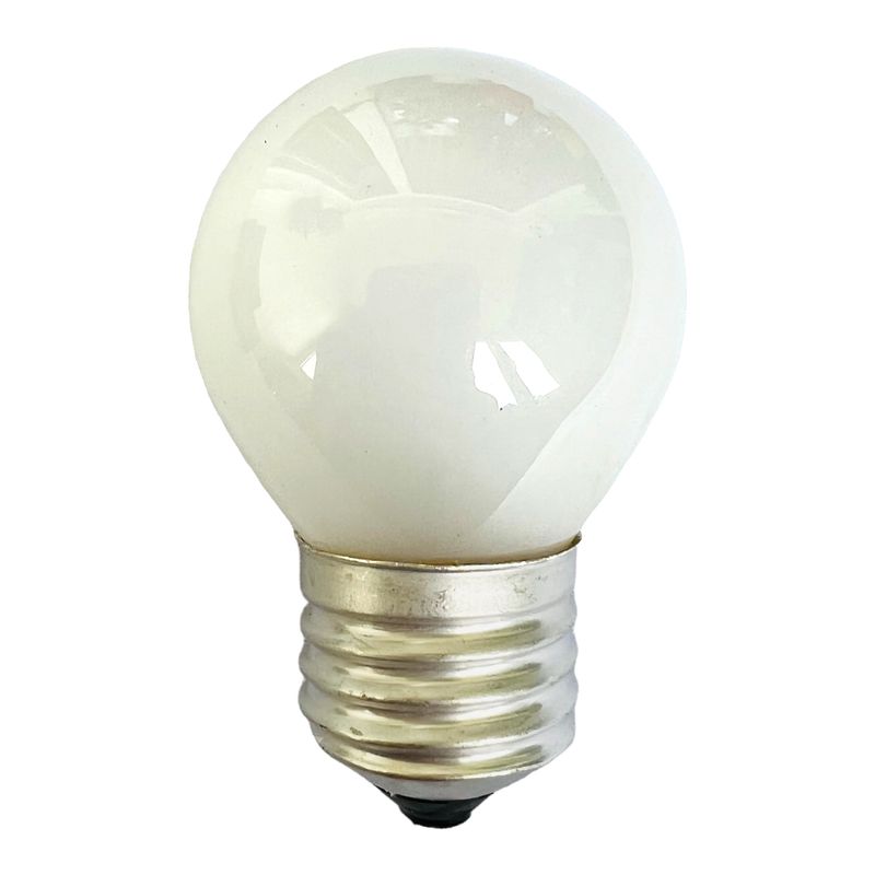 Лампа накаливания WT152 E27, 40W, теплый свет 2700К, с винтовым ES 27мм цоколем, матовая, шар