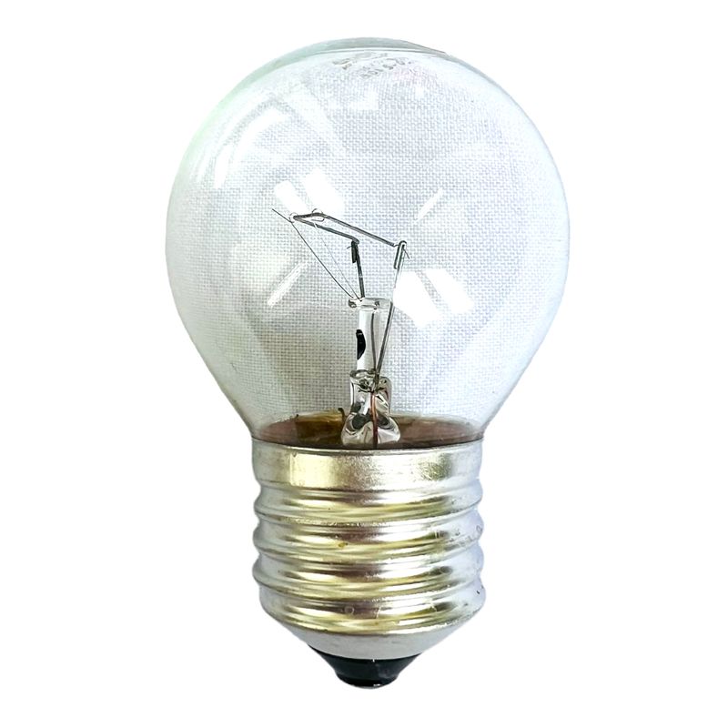 Лампа накаливания WT153 E27, 60W, теплый свет 2700К, с винтовым ES 27мм цоколем, прозрачная, шар