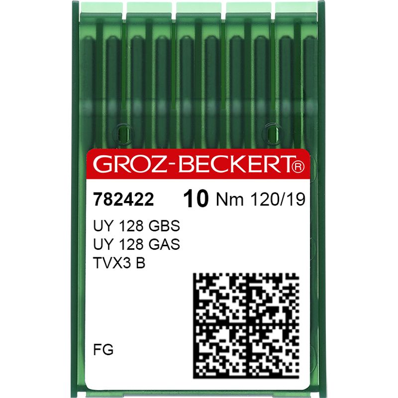 Иглы UY128GAS FG/SUK, №120, ГБ, (UY128GBS, 1280, 149x3, 149x31, TVx3), 1уп. =10шт