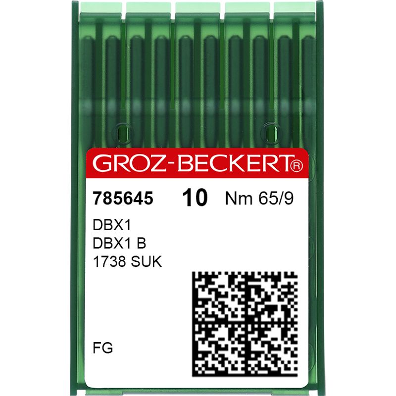 Иглы DBx1 FG/SUK, №65, ГБ, (1738, 16x257, 71x1, 16x231, 287WH, DBx257), 1уп. =10шт