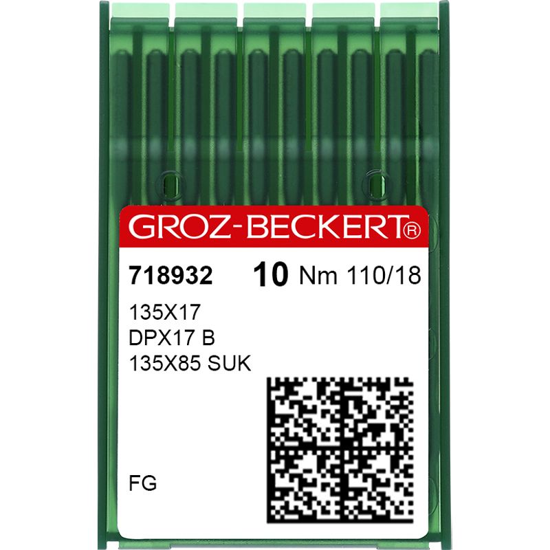 Иглы 135X17 FG/SUK, №110, ГБ, (DPx17), 1уп. =10шт