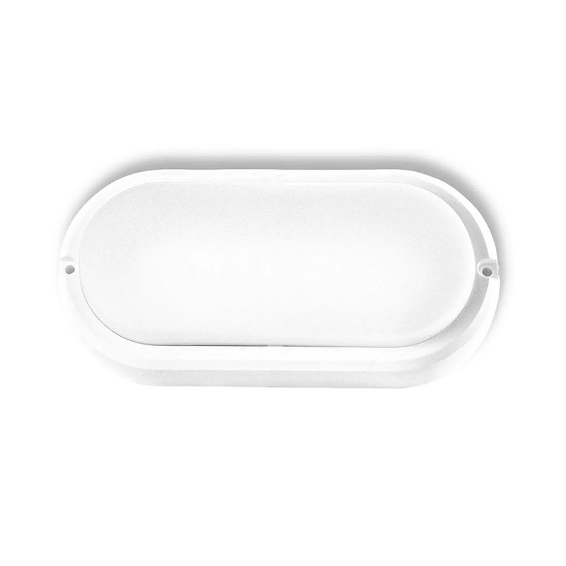 Светильник светодиодный настенно-потолочный влагозащищенный UL 318 12W, 4000K, овальный, белый