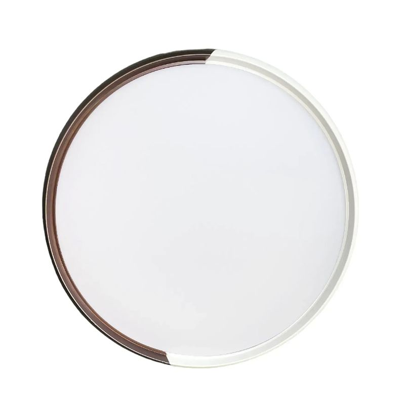 Светильник светодиодный накладной потолочный Ultralight UL4200, 36х2Вт, круглый 490мм, бело-кофейный.