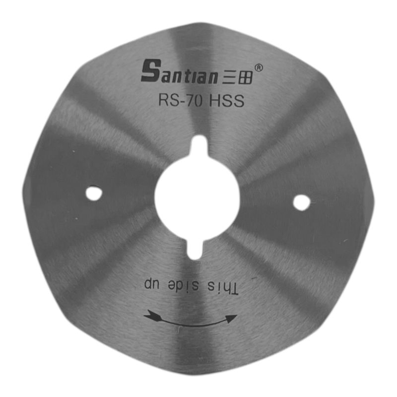 Лезвие дискове для раскройного ножа RS- 70 (8) HSS, 70х16, 5х1, 10мм, Santian, 1шт