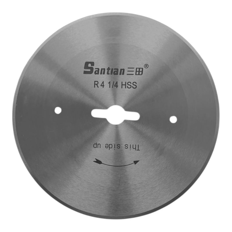 Лезвие дискове для раскройного ножа R 4 1/4 HSS, 108X10, 0X1, 20мм, Santian, 1шт