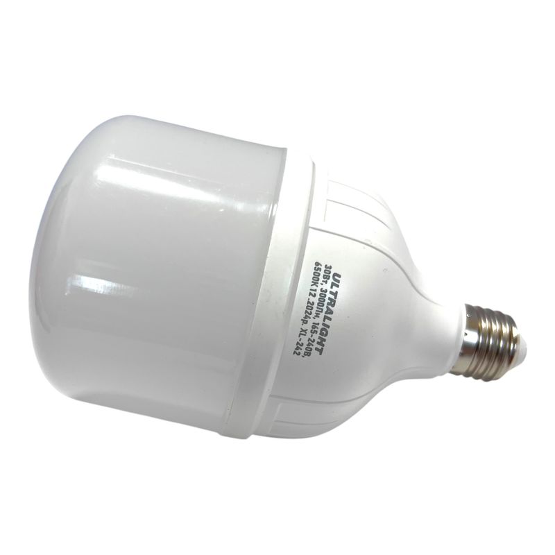 Лампа светодиодная LED Т100 E27, 30W, холодный свет 6500K, цилиндрическая колба