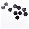 Пуговицы 18L (11мм), черные (1440 шт. пак.)