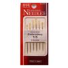 Иглы для вышивания (Embroidery), № 1/5, золотое ушко, 300E5, (6шт)