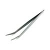 Пинцет с изогнутыми кончиками, с гладкими ручками, нержавеющий, вес 22гр, TWE-7A, Yoke