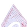 Линейка-лекало портняжное треугольник 11х20, 5см, масштаб 1: 5 (52: 100), 1: 3 (57), 1: 4 (76), 3220