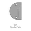 Игольная пластина B24 для универсальных промышленных машин, O 2, 4 мм, WAYKEN