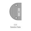 Игольная пластина E20 для универсальных промышленных машин, O 2, 0 мм, WAYKEN