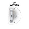 Игольная пластина E14 для универсальных промышленных машин, O 1, 4 мм, WAYKEN