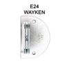 Игольная пластина E24 для универсальных промышленных машин, O 2, 4 мм, WAYKEN