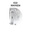 Игольная пластина E22 для универсальных промышленных машин, O 2, 2 мм, WAYKEN
