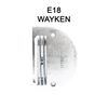 Игольная пластина E18 для универсальных промышленных машин, O 1, 8 мм, WAYKEN