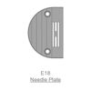 Игольная пластина E18 для универсальных промышленных машин, O 1, 8 мм, WAYKEN