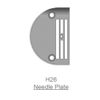 Игольная пластина H26 для универсальных промышленных машин, O 2, 6 мм, WAYKEN