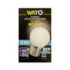 Лампа накаливания WT152 E27, 40W, теплый свет 2700К, с винтовым ES 27мм цоколем, матовая, шар