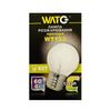 Лампа накаливания WT153 E27, 60W, теплый свет 2700К, с винтовым ES 27мм цоколем, прозрачная, шар