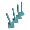 Стойка держатель для катушек с магнитным креплением PL 3929A B, в упаковке - 2шт, цвет - бирюза