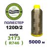 Нитки для машинной вышивки 100% полиэстер, 120D/2, 5000м, 3173 (R746), BN33