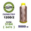 Нитки для машинной вышивки 100% полиэстер, 120D/2, 5000м, 3184 (8476), BN19