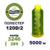 Нитки для машинной вышивки 100% полиэстер, 120D/2, 5000м, 3246 (289), BN40
