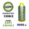 Нитки для машинной вышивки 100% полиэстер, 120D/2, 5000м, 3351 (R2152), BN37