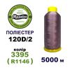 Нитки для машинной вышивки 100% полиэстер, 120D/2, 5000м, 3395 (R1146), BN23